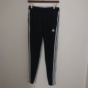 Black adidas track pants